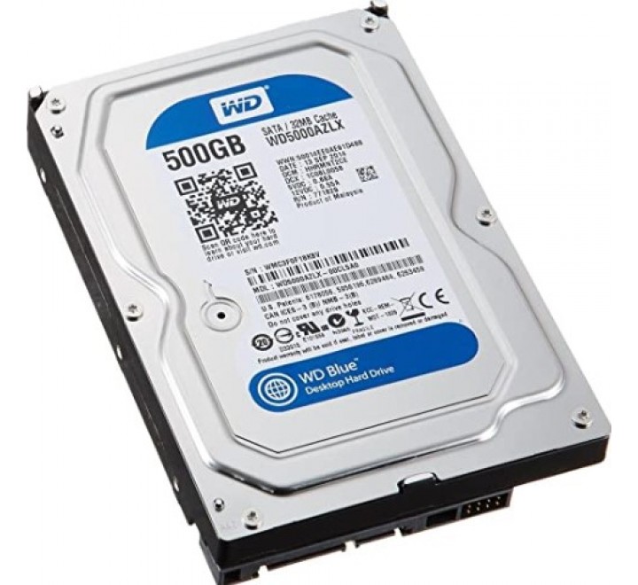 Western Digital Blue WD5000AZLX 500GB 7200RPM 32MB SATA3 3.5" Hard Disk